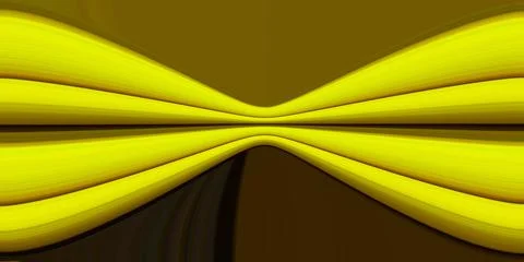 Abstract illuminating yellow line rays background. 3d effect. Luxury bright イラスト素材