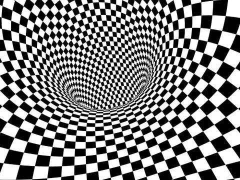 Abstract illusion Stock Illustration