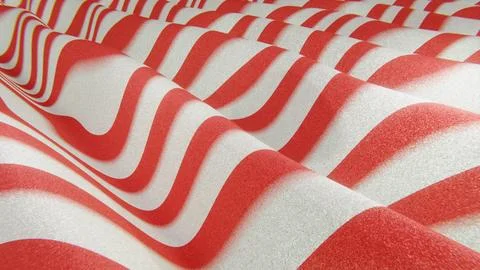 Abstract illustration of 3D glitter candy cane pattern texture textile Illustrazione stock