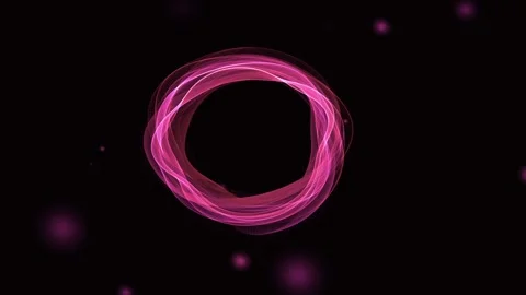 Abstract Illustration audio spectrum voice neon, radio wave Stock Footage 280779203