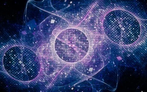Abstract illustration background image for desktop and web design fantastic e Stock Illustration