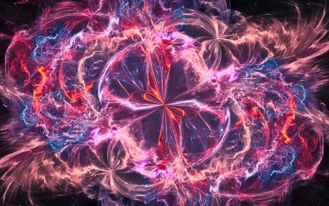 Abstract illustration background image desktop wallpaper fantastic explosion  Stock Illustration