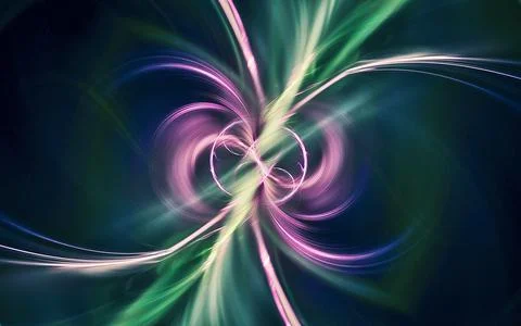 Abstract illustration background image desktop wallpaper energy waves intertw Stock Illustration