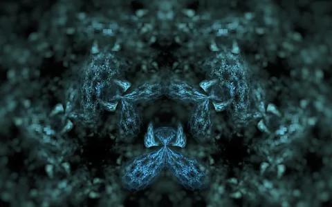 Abstract illustration background image pattern in the form of mysterious cree Stock Illustration