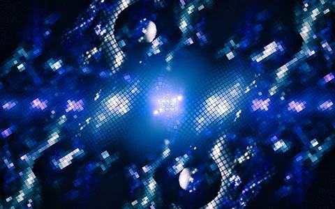 Abstract illustration background image patterns in the form of lines and geom Stock Illustration