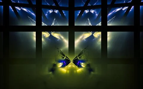 Abstract illustration background image patterns in the form of lines and geom Stock Illustration