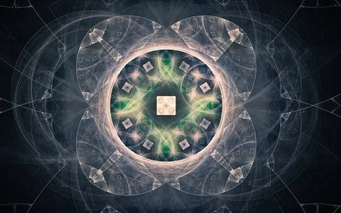 Abstract illustration background image patterns in the form of lines and geom Stock Illustration