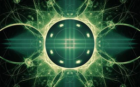 Abstract illustration background image patterns in the form of lines and geom Stock Illustration