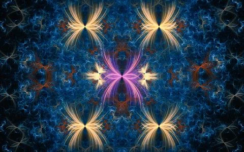 Abstract illustration background image patterns in the form of lines and geom Stock Illustration