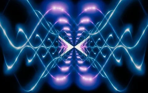 Abstract illustration background image patterns in the form of lines and geom Stock Illustration