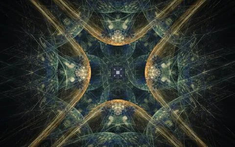 Abstract illustration background image patterns in the form of lines and geom Stock Illustration