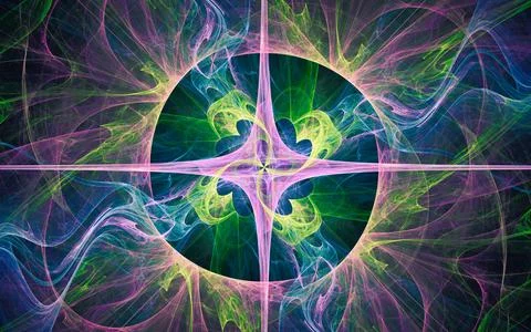 Abstract illustration background image patterns in the form of lines and geom Illustrazione stock