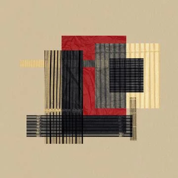 Abstract illustration background of rectangle geometric shapes Stock Illustration