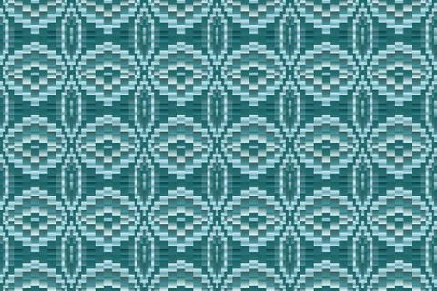 Abstract illustration based on weaving bargello Stock Illustration