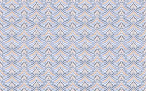 Abstract illustration based on weaving bargello Stock Illustration