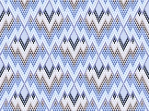 Abstract illustration based on weaving bargello Stock Illustration