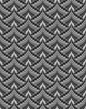 Abstract illustration based on weaving bargello Stock Illustration