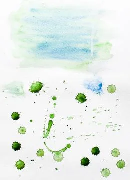 Abstract illustration blots Stock Illustration