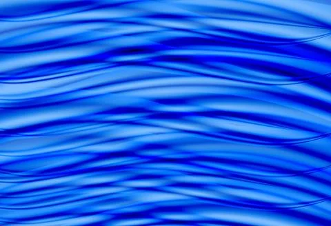 Abstract illustration with blue undulating structures. Stock Illustration