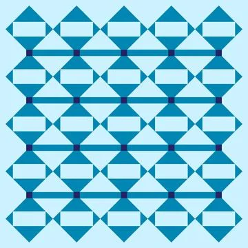 Abstract illustration with box pattern Stock Illustration