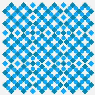 Abstract illustration with box pattern Stock Illustration