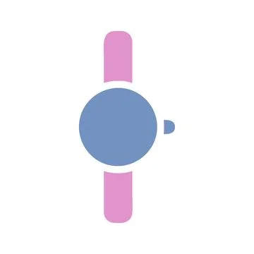 Abstract Illustration of Circle and Rectangular Shapes Illustrazione stock