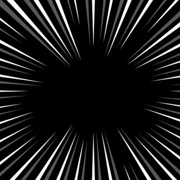 Abstract illustration of a circular pattern with radial, radiating lines. Stock Illustration