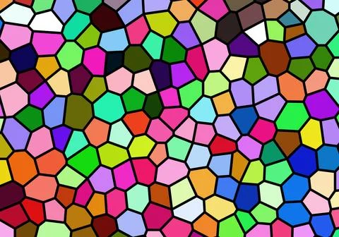 Abstract illustration, colored geometric pattern, mosaic wallpaper for back.. Stock Illustration