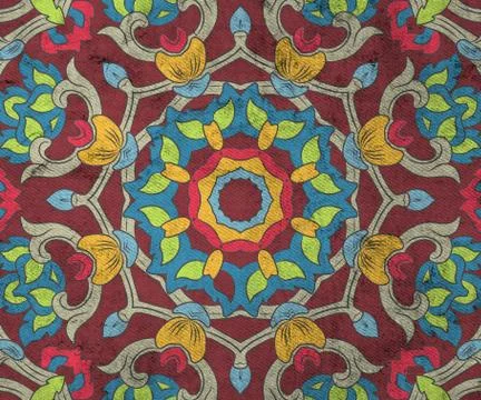 Abstract illustration of colorful pattern Stock Illustration