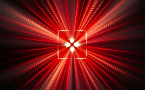 Abstract illustration of a computer generated fantastic star in various shape Stock Illustration