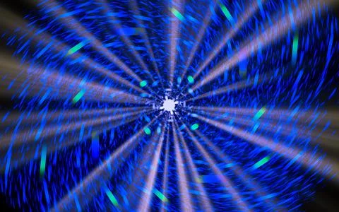 Abstract illustration computer render background image fantastic star with ra イラスト素材