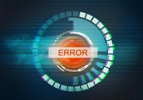 Abstract illustration of distorted display screen Stock Illustration