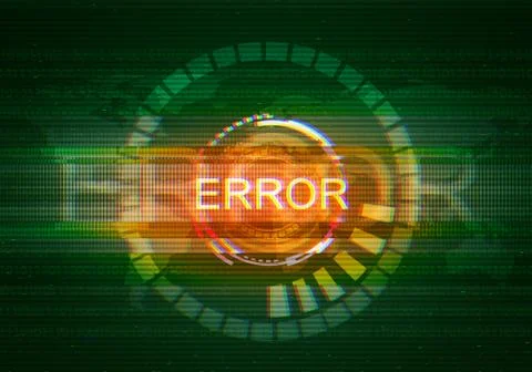 Abstract illustration of distorted display screen Stock Illustration