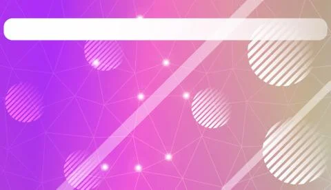 Abstract illustration with an elegant triangles, line, circle, space for text Illustrazione stock