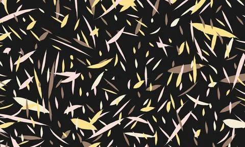 Abstract illustration of feather patterns . Stock Illustration