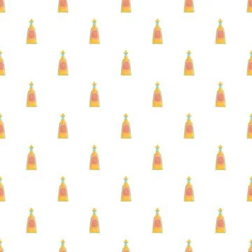 Abstract illustration featuring repeating tequila bottles Stock Illustration