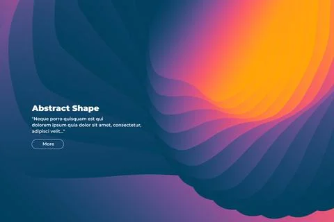 Abstract illustration in the form of gradient dark blue, purple, pink and orange Stock Illustration