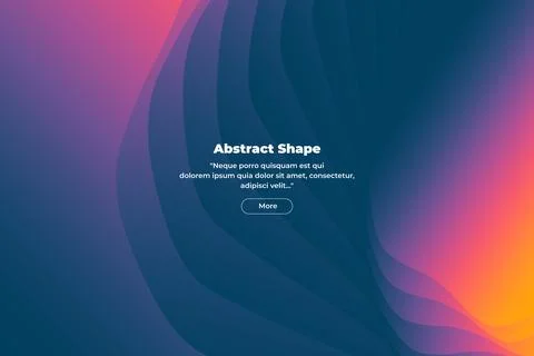 Abstract illustration in the form of gradient dark blue, purple, pink and orange Stock Illustration