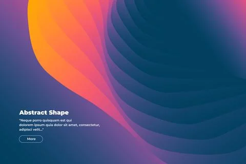 Abstract illustration in the form of gradient dark blue, purple, pink and orange Stock Illustration