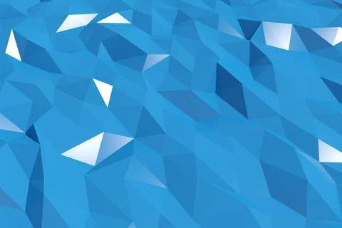 Abstract illustration of geometric polygonal shape texture against blue 스톡 일러스트