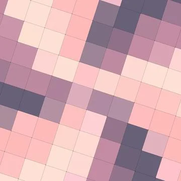 Abstract illustration of geometrical square patterns in pink and purple colors f 스톡 일러스트