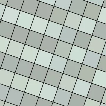 Abstract illustration of geometrical square patterns in gray color for backgroun Illustrazione stock