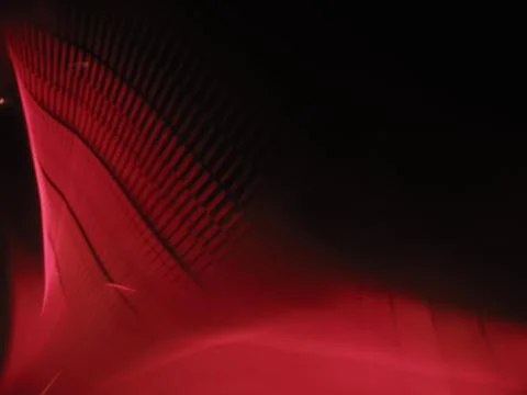 Abstract illustration of gradual rhythmic light trails Stock Illustration