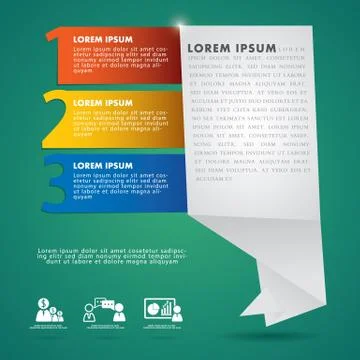 Abstract illustration Infographic Stock Illustration