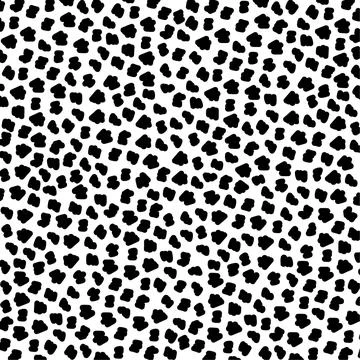 Abstract illustration of leopard print pattern texture in seamless pattern Stock Illustration