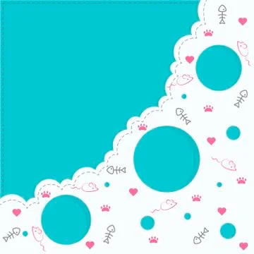 Abstract illustration of a messy site. Vector Stock Illustration