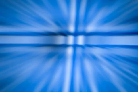 Abstract illustration of motion blur effect on blue background Stock Illustration