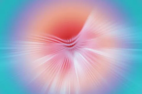 Abstract illustration of motion blur effect on orange and purple gradient Stock Illustration