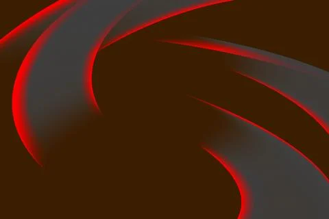 Abstract illustration of the movement of lines of multiple colors from several d Stock Illustration