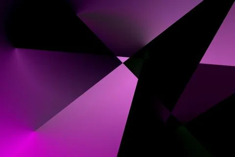 An abstract illustration of purple sharp shapes - perfect for a background wa Illustrazione stock